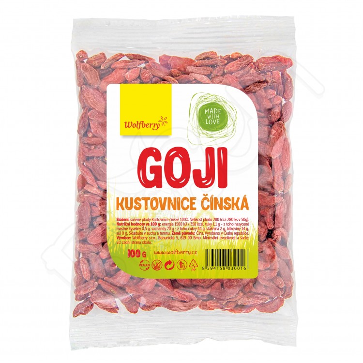 Goji – Kustovnica čínska 100g Wolfberry